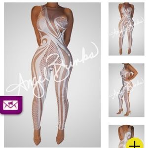 Angel Brinks mesh jumpsuit